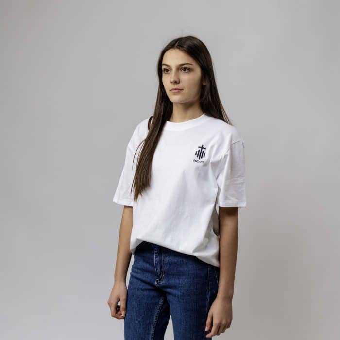 Tricou - ALB-1 (1) tricou Faithfit alb faithfit