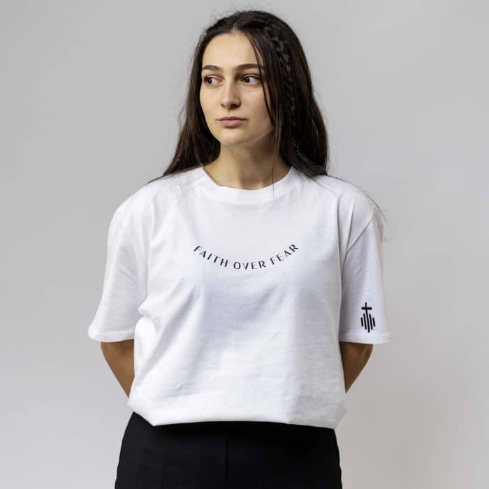 tricou Faith alb faithfit