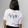 tricou Faith alb faithfit