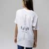 tricou Faith Vertical alb faithfit