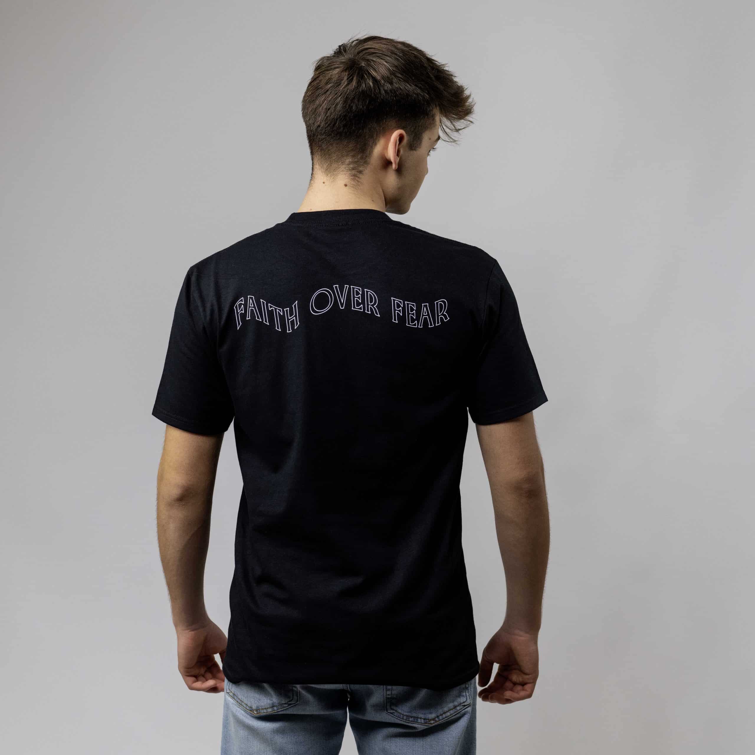 tricou waves of faith negru faithfit