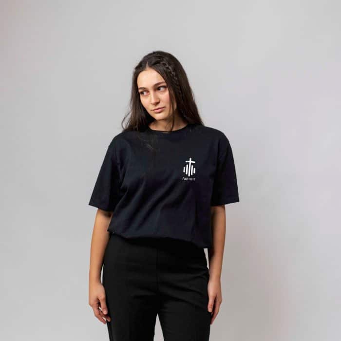 tricou FaithFit negru faithfit