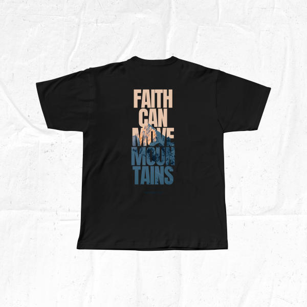 tricou cu mesaj crestin faithfit mountains