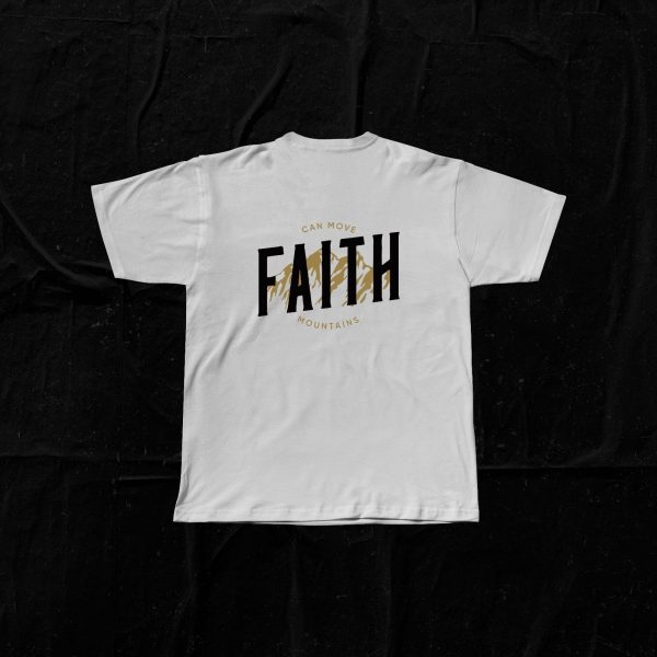 tricou cu mesaj crestin faithfit mountains