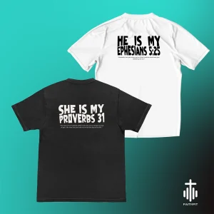 Set Tricouri Faithfit Matching - Verset