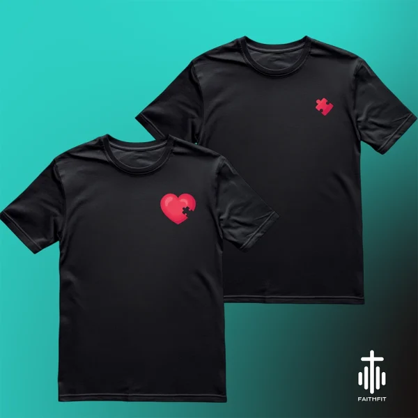 Set Tricouri Faithfit Matching - Inimi